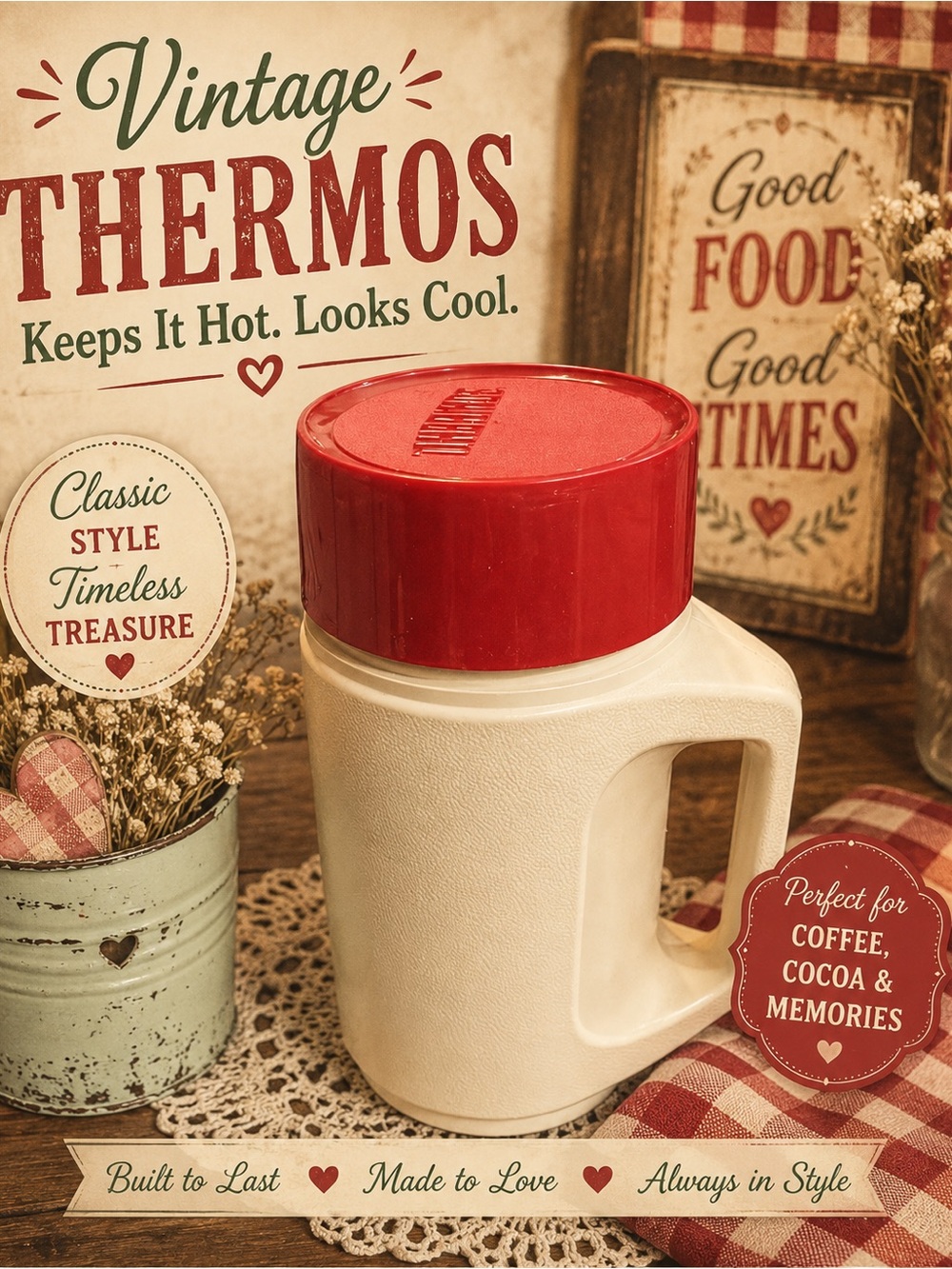 Vintage thermos
